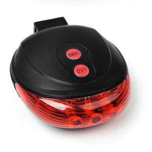 Bicycle Tail Light (5LED+2Laser) Waterproof