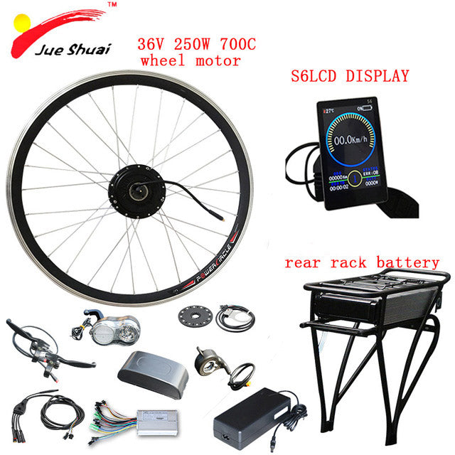 36V 250W 350W 500W Electric Bike Bicycle Kit