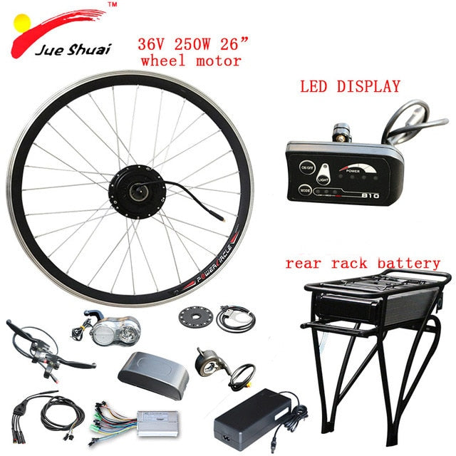 36V 250W 350W 500W Electric Bike Bicycle Kit
