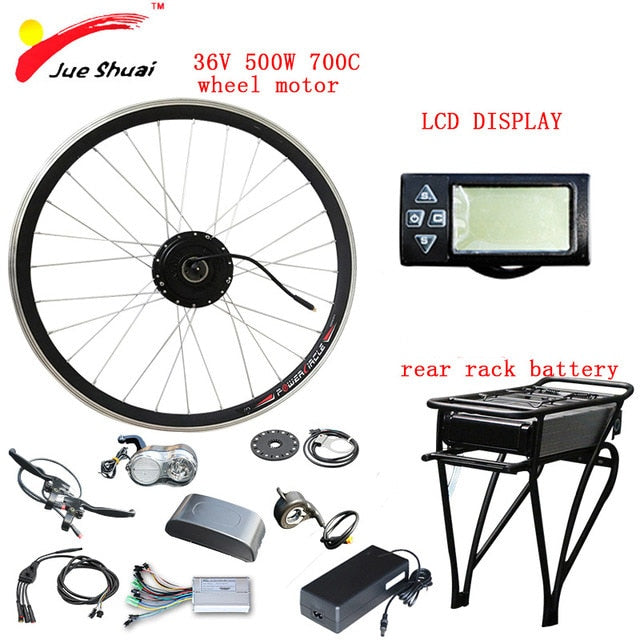 36V 250W 350W 500W Electric Bike Bicycle Kit