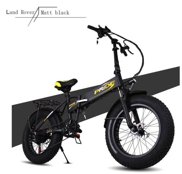 20" 4.0 inch Fat Tire Electric bike 48V12A Lithium Battery