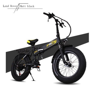 20" 4.0 inch Fat Tire Electric bike 48V12A Lithium Battery