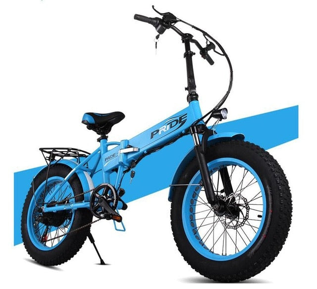 20" 4.0 inch Fat Tire Electric bike 48V12A Lithium Battery