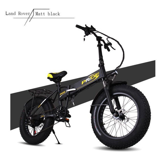 20" 4.0 inch Fat Tire Electric bike 48V12A Lithium Battery