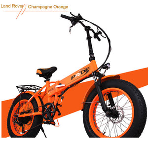 Electric bike 48V12A Electric 20" 4.0 Fat Tire ebike Aluminum Folding 350W